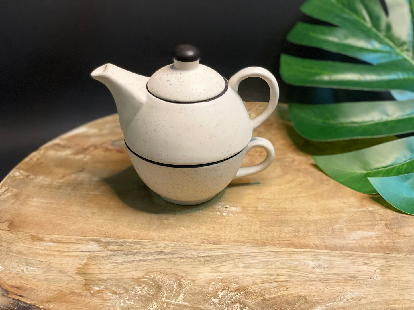 TeaPot Set White Matte