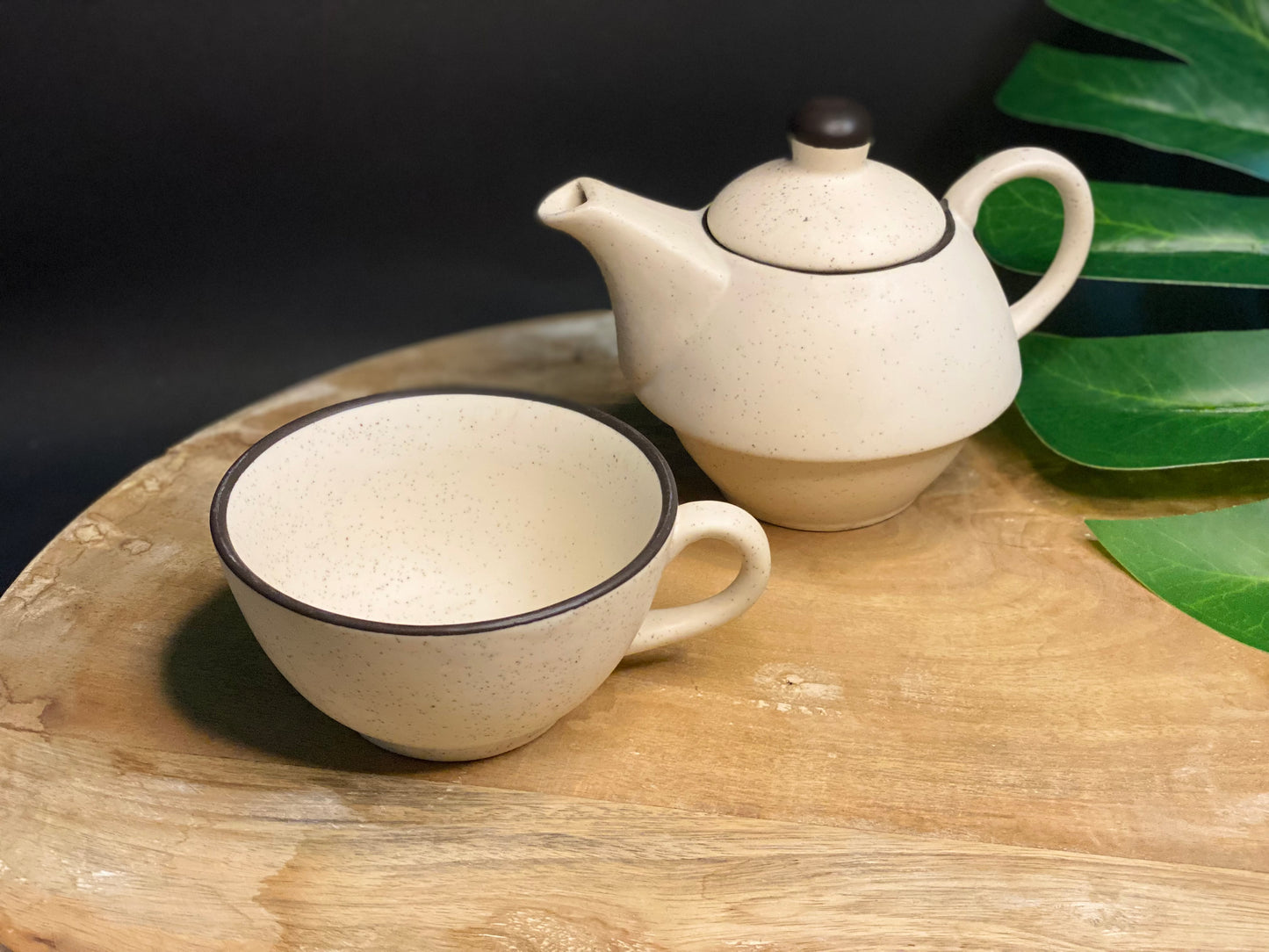 TeaPot Set White Matte