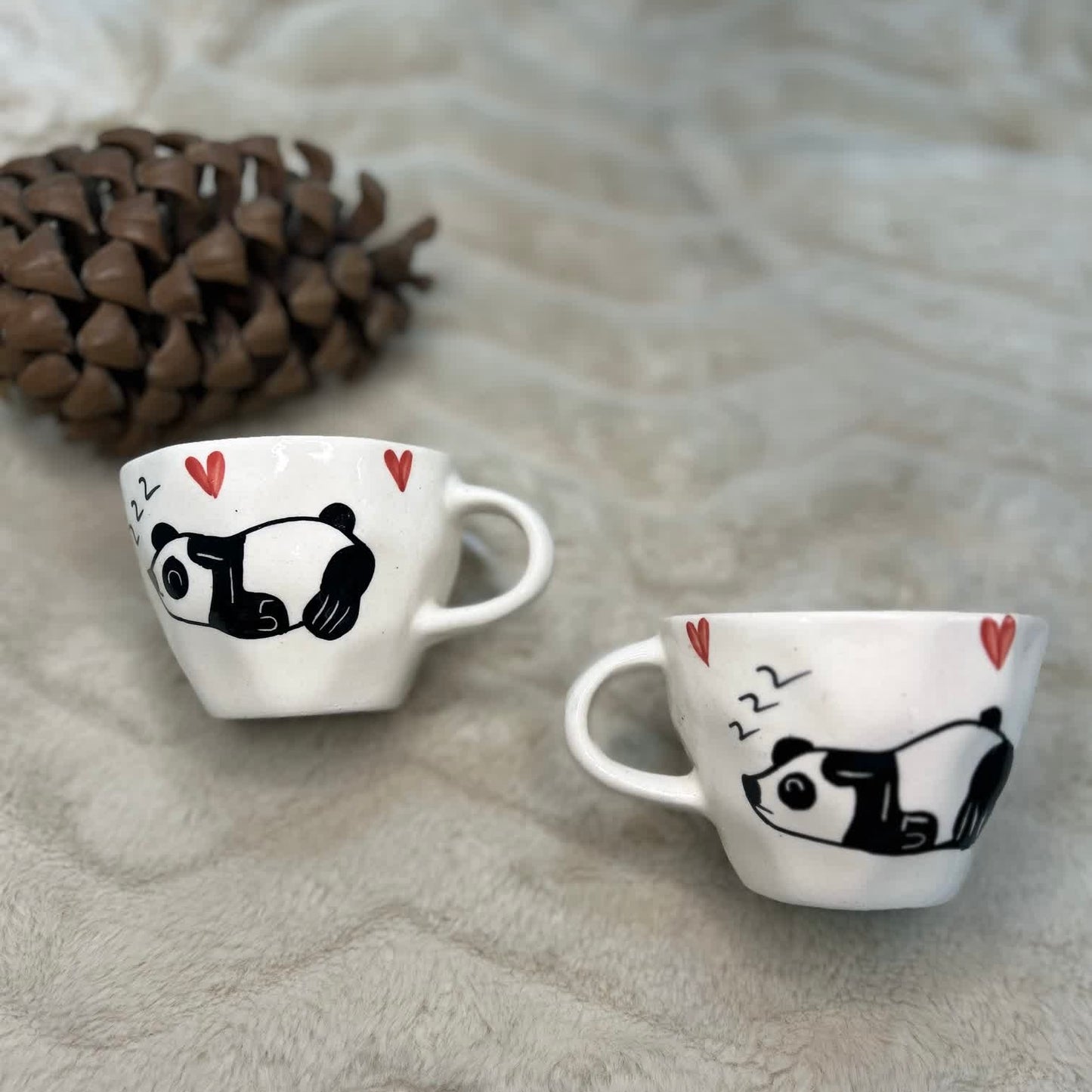 Sleepy Panda Cups