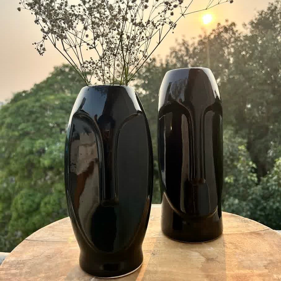 Face Vase Combo Black