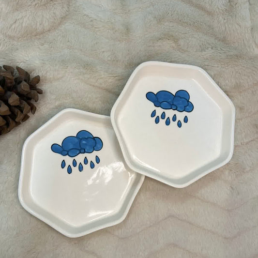 Cloud 9 Snack Plates