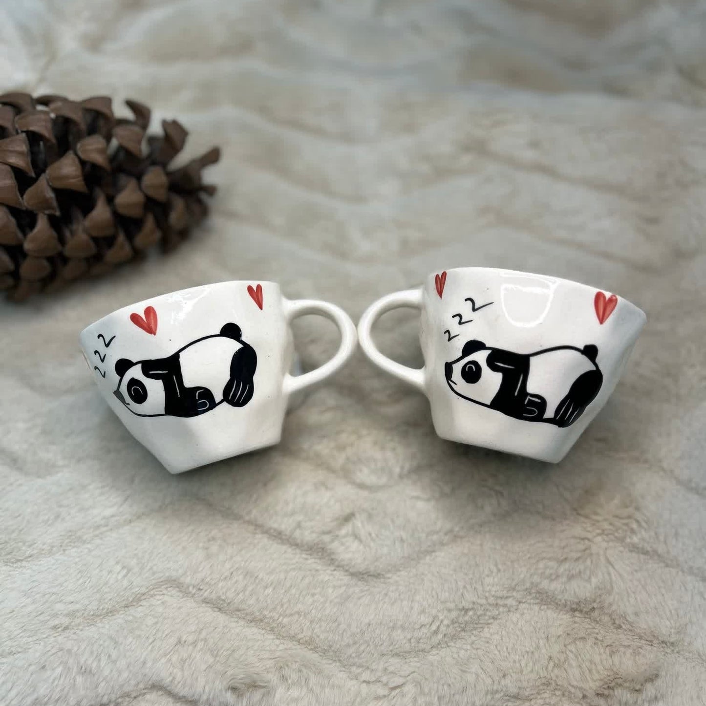 Sleepy Panda Cups