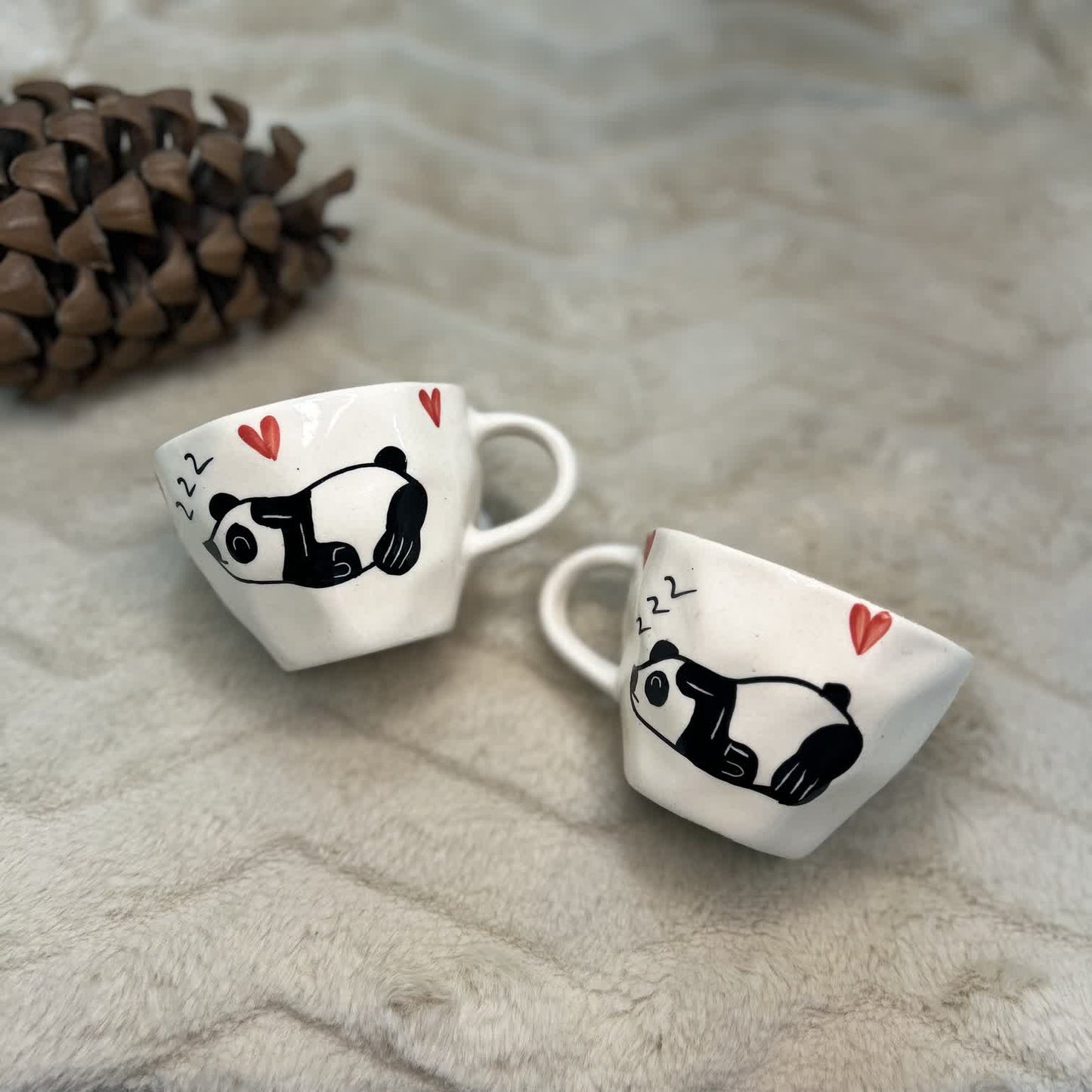 Sleepy Panda Cups