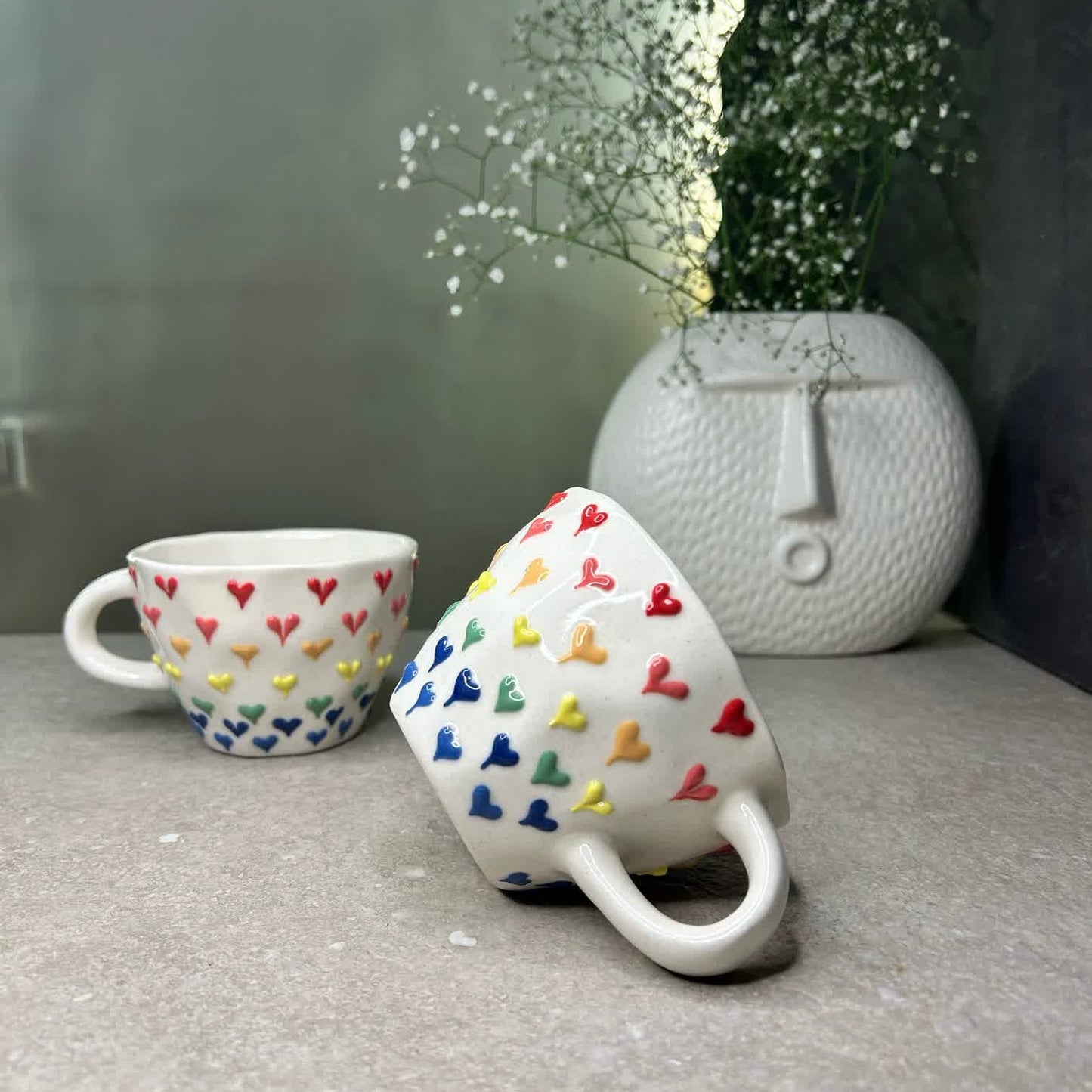 3D Heart cup