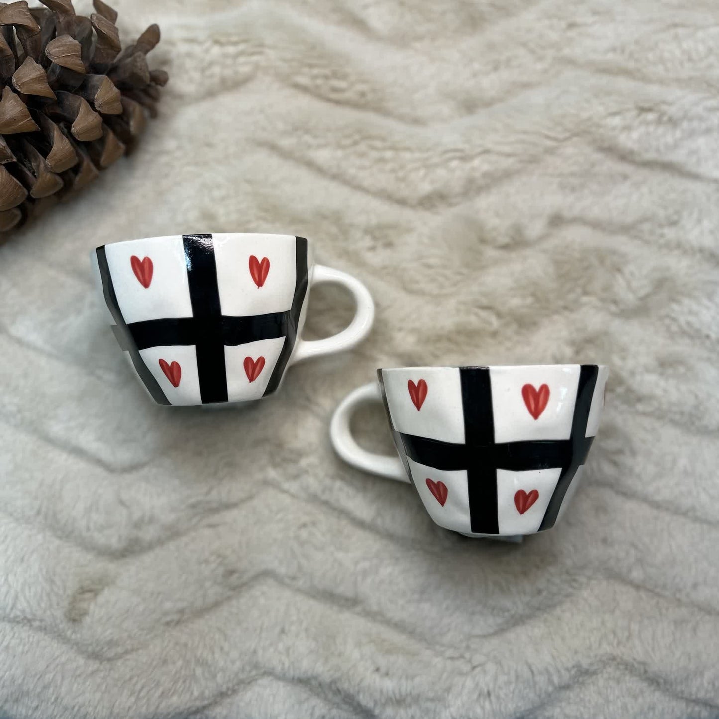 Cross Heart Cups