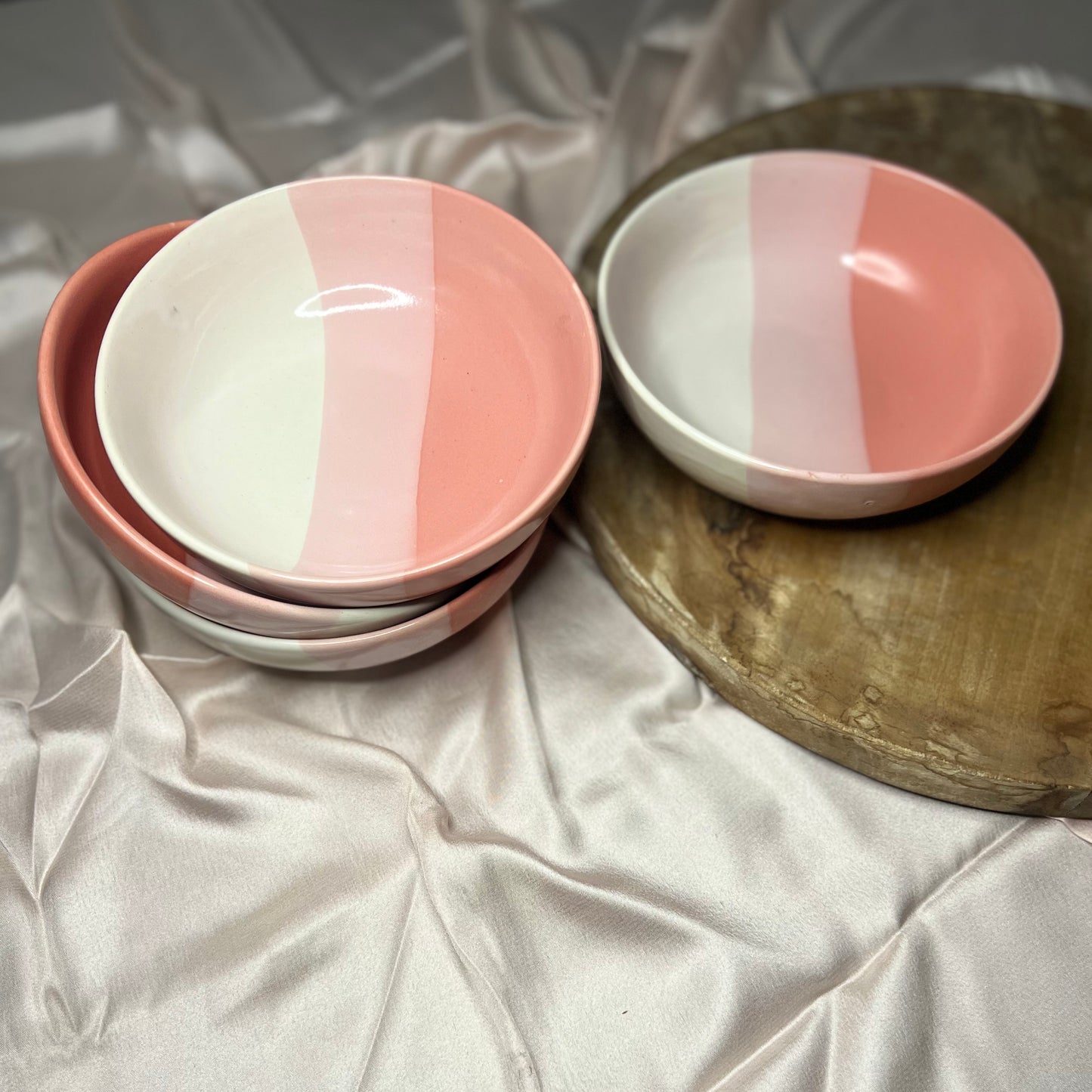 Meal Bowls in Pink Hues