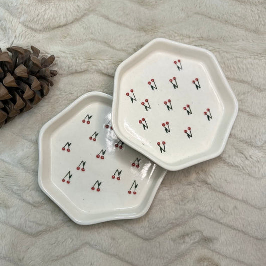 3D Cherry Snack Plates