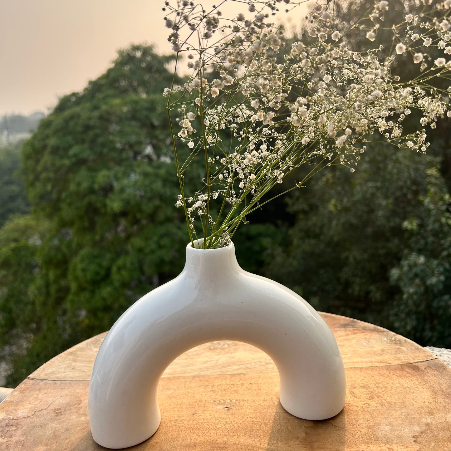 Half Donut Vase