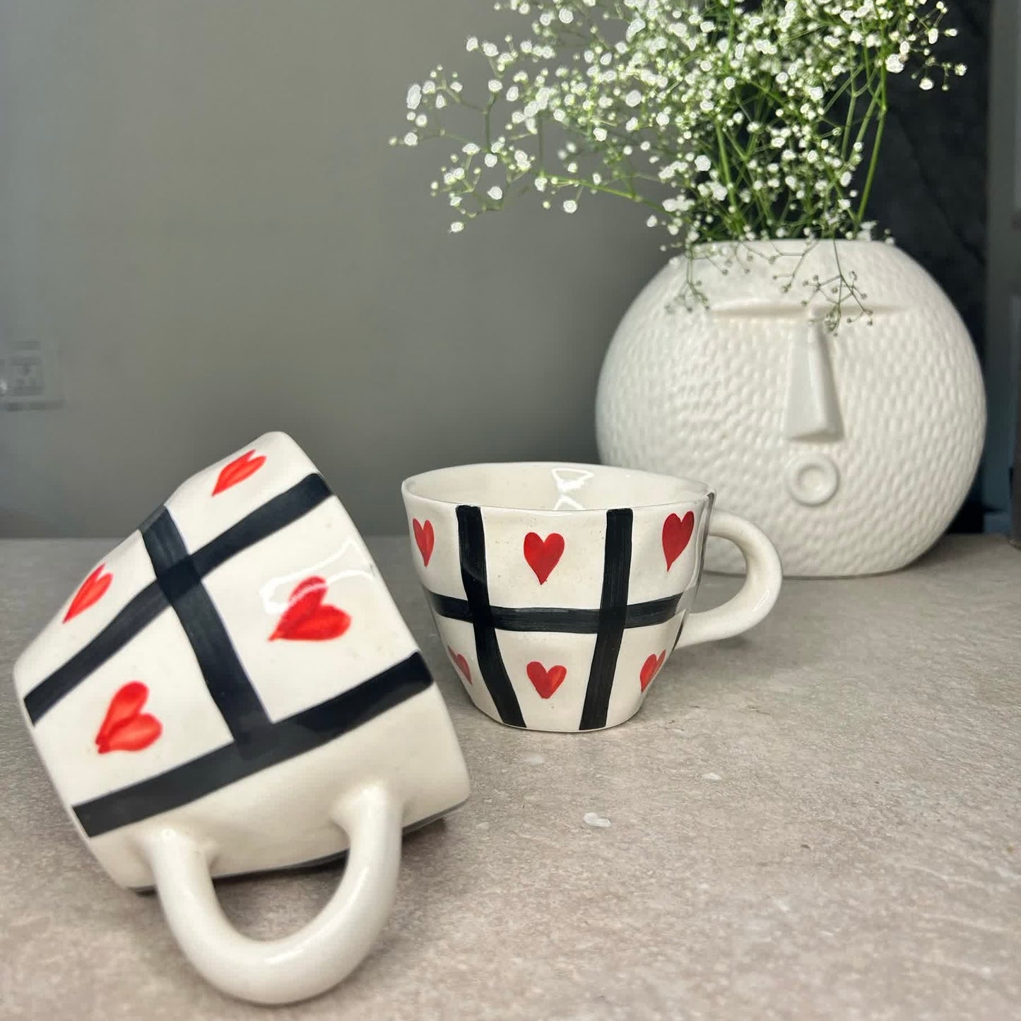 Cross Heart Cups